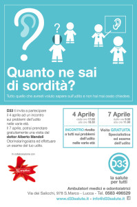 Volantino dell'iniziativa